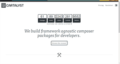 Desktop Screenshot of cartalyst.com