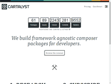 Tablet Screenshot of cartalyst.com